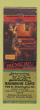 Matchbook Cover - Rainbow Cafe Mexican Food WORN