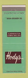 Matchbook Cover - Hody's Restaurants Los Angeles Long Beach Hollywood CA