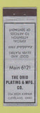 Matchbook Cover - Ohio Plating Gold Silver Cleveland OH
