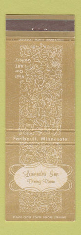 Matchbook Cover - Lavender Inn Restaurant Faribault MN