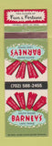 Matchbook Cover - Barney's Casino Lake Tahoe NV