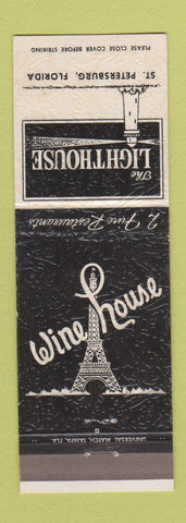 Matchbook Cover - The Lighthouse Wine House St Petersburg FL