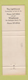 Matchbook Cover - The Lighthouse Wine House St Petersburg FL