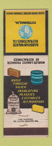 Matchbook Cover - Harbison Walker Refractories Pittsburgh PA