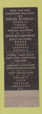 Matchbook Cover - Rotoblast Cleaning Pangborn Hagerstown MD