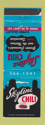 Matchbook Cover - Skyline Chili Cincinnati OH WEAR