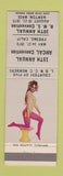 Matchbook Cover - AMCAL Match Convention Fresno CA Newton MA RMS 1970 pinup