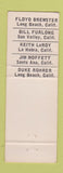 Matchbook Cover - AMCAL Match Convention Fresno CA Newton MA RMS 1970 pinup
