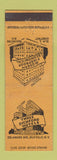 Matchbook Cover - Richford Hotels Buffalo Rochester NY WEAR
