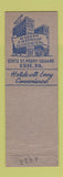Matchbook Cover - Richford Hotels Buffalo Rochester NY WEAR