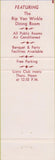 Matchbook Cover - St Charles Hotel Hudson NY