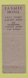 Matchbook Cover - La Salle Hotel Beaumont TX