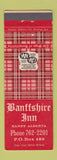 Matchbook Cover - Banffshire Inn Banff AB