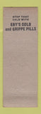 Matchbook Cover - Maurice Eby Drug Store Lancaster PA