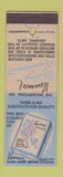 Matchbook Cover - Vanmar Wedding Announcements New York City