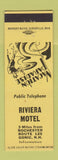 Matchbook Cover - Riviera Motel Gonic NH