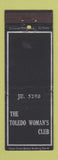 Matchbook Cover - Toledo Woman's Club OH