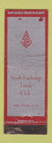 Matchbook Cover - Stock Exchange Lunch Club San Francisco CA WORN