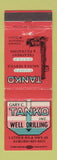 Matchbook Cover - Gary Tanko Well Drilling Auburn CA WEAR