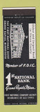 Matchbook Cover - 1st National Bank Grand Rapids MI