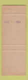 Matchbook Cover - Oak Crest Hotel Evanston IL