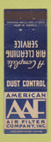 Matchbook Cover - American Air Filter Dust Control Louisville KY