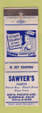 Matchbook Cover - Sawyer's Paints Dutch Boy Glendale CA WORN