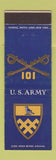 Matchbook Cover - US Army 101