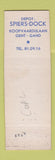 Matchbook Cover - Spiers Charbons Belgium coal