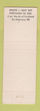 Matchbook Cover - Rainbow Lake Lodge Portland OR PINK