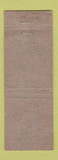 Matchbook Cover - Seagram's Bar Lake Lunch Cleveland OH WORN