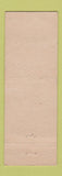 Matchbook Cover - Edgar Perkins Insurance Washington DC pinup