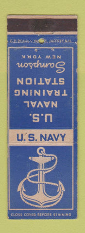Matchbook Cover - US Naval Training Station Sampson NY