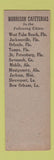 Matchbook Cover - Morrison Cafeterias CHAIN FL GA AL LA MS SAMPLE