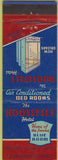 Matchbook Cover - Roosevelt Hotel New Orleans LA