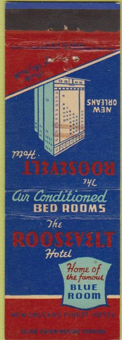 Matchbook Cover - Roosevelt Hotel New Orleans LA