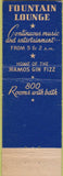 Matchbook Cover - Roosevelt Hotel New Orleans LA