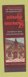 Matchbook Cover - Sansom House Philadelphia PA SAMPLE