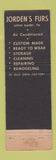 Matchbook Cover - Jorden's Furs Upper Darby PA girlie