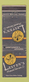 Matchbook Cover - Lester's Men's Clothes Mount Vernon OH WORN