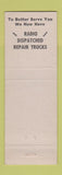 Matchbook Cover - Anderson and Robinson Plumbing Heating Carlsbad CA