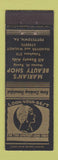 Matchbook Cover - Marian's Beauty Shop Pottstown PA girlie