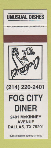 Matchbook Cover - Fog City Diner Dallas TX