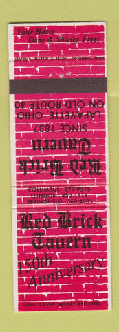 Matchbook Cover - Red Brick Tavern Lafayette OH