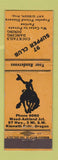 Matchbook Cover - 97 Supper Club Klamath Falls OR WEAR