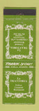 Matchbook Cover - La Trattoria Restaurant Auckland New Zealand