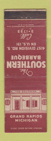 Matchbook Cover - Southern BBQ Grand Rapids MI WEAR