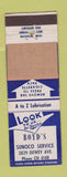 Matchbook Cover - Body's Sunoco oil gas