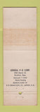 Matchbook Cover - Body's Sunoco oil gas