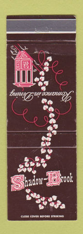 Matchbook Cover - Shadow Brook Restaurant Capitola CA WEAR